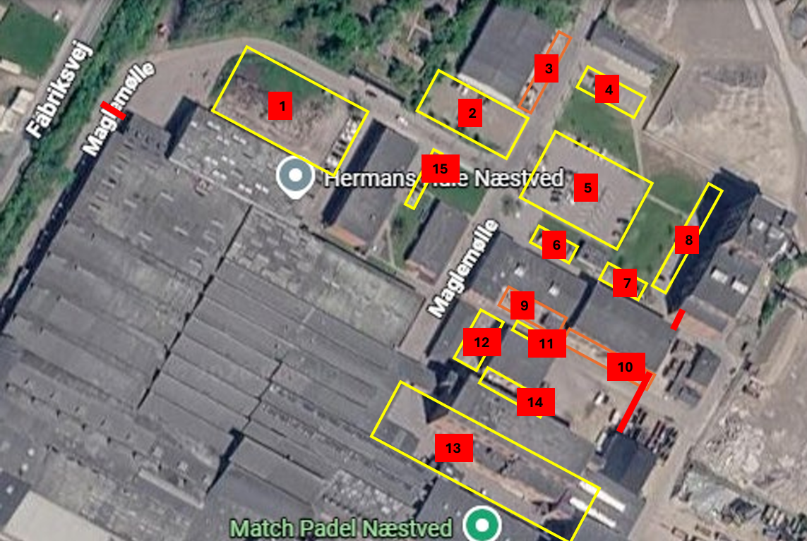 Parkeringsområde på Maglemølle